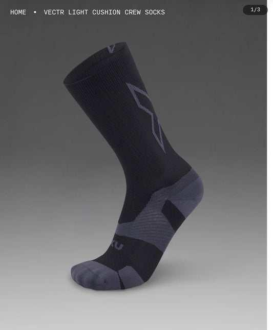 2XU جوارب ركض عالية الأداء
VECTR LIGHT CUSHION CREW SOCKS
حجز مسبق يصل الأسبوع الرابع من يناير "إن شاء الله"