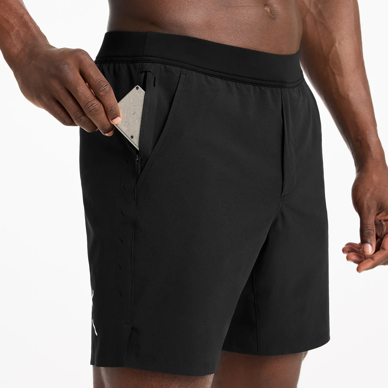 2XU شورت ركض عالي الأداء ٢*١ اللون الأسود