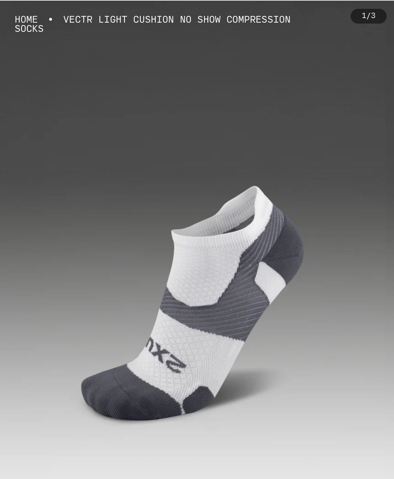 2XU جوارب ركض عالية الأداء
VECTR LIGHT CUSHION No Show SOCKS
يتوفر في الأسبوع الرابع من يناير "إن شاء الله"