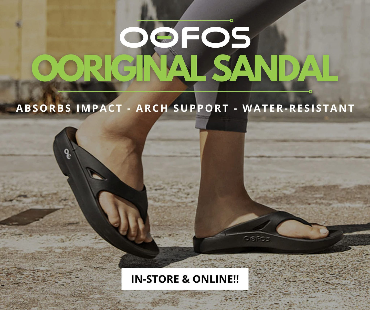 صنادل أوفوس راحة لا متناهية - OOFOS